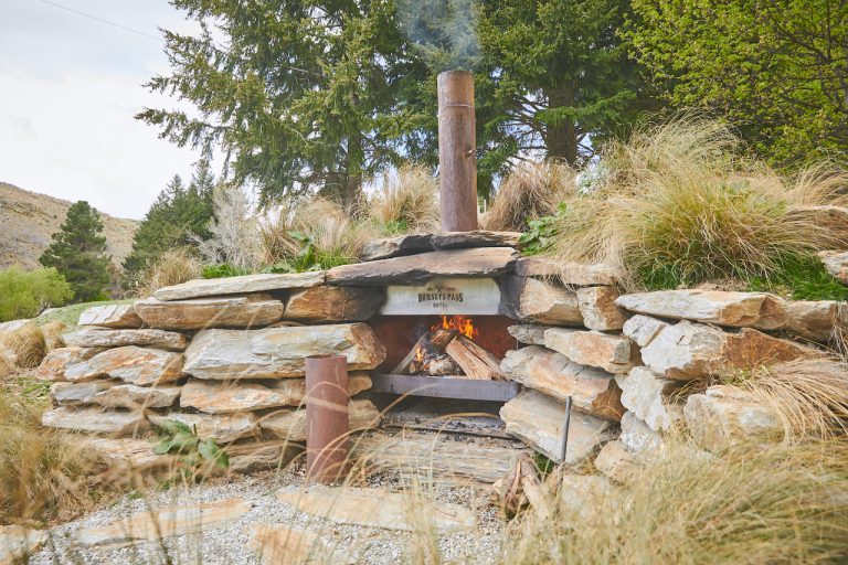 Log fire